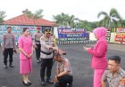 Kapolres Mesuji Pimpin Upacara Korp Raport Kenaikan Pangkat 42 Personel